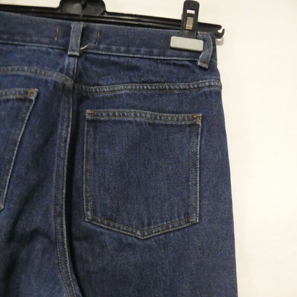 OAT + FORT | size 25 | 100% Cotton | Dark Blue Denim Jeans - Picture 13 of 16